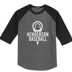 Colorblock 3/4 Sleeve Cotton Baseball T-Shirt