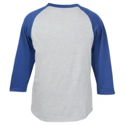 Colorblock 3/4 Sleeve Cotton Baseball T-Shirt