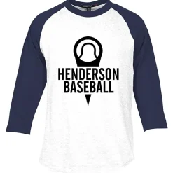 Colorblock 3/4 Sleeve Cotton Baseball T-Shirt