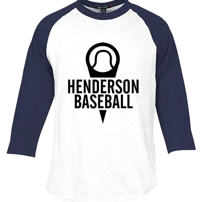 Colorblock 3/4 Sleeve Cotton Baseball T-Shirt