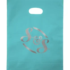 Colored Frosted Die-Cut Convention Bag - 15 inches x 12 inches - Foil