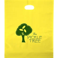 Colored Frosted Die-Cut Convention Bag - 18 inches x 15 inches - Foil