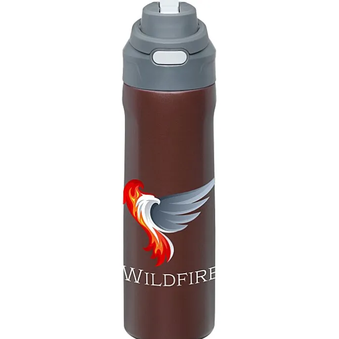 Colorful Pop Up Vacuum Bottle - 24 oz.