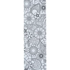 Coloring Bookmark - Floral
