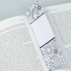 Coloring Bookmark - Floral