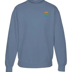 Comfort Colors Garment-Dyed Crew Sweatshirt - Embroidered