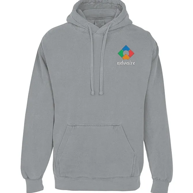 Comfort Colors Garment-Dyed Hoodie - Embroidered