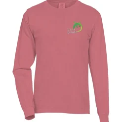 Comfort Colors Garment-Dyed 6.1-oz LS T-Shirt - Embroidered