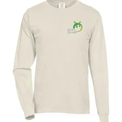 Comfort Colors Garment-Dyed 6.1-oz LS T-Shirt - Embroidered