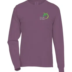 Comfort Colors Garment-Dyed 6.1-oz LS T-Shirt - Embroidered