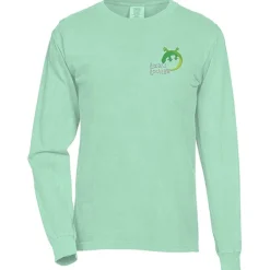 Comfort Colors Garment-Dyed 6.1-oz LS T-Shirt - Embroidered