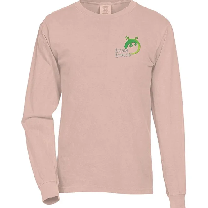Comfort Colors Garment-Dyed 6.1-oz LS T-Shirt - Embroidered