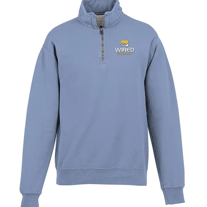 ComfortWash Fleece 1/4-Zip Pullover - Embroidered