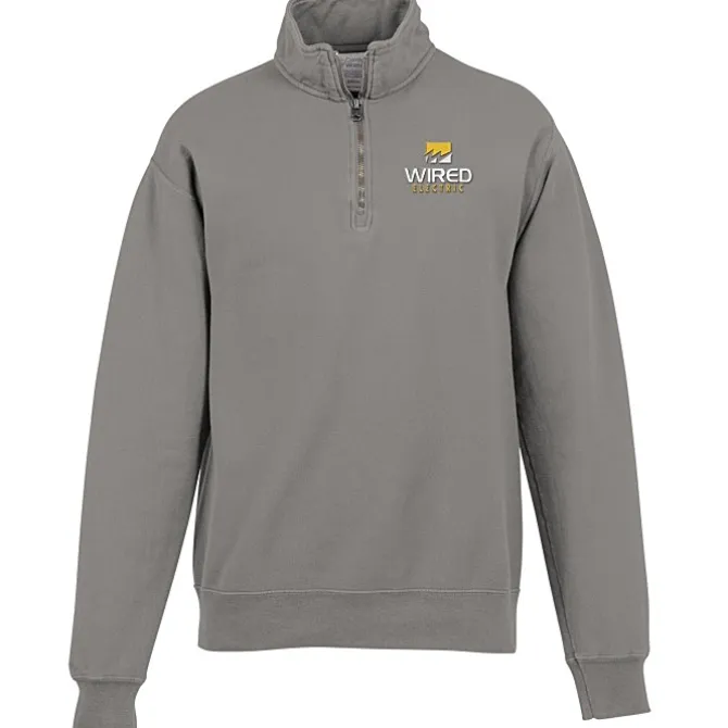 ComfortWash Fleece 1/4-Zip Pullover - Embroidered