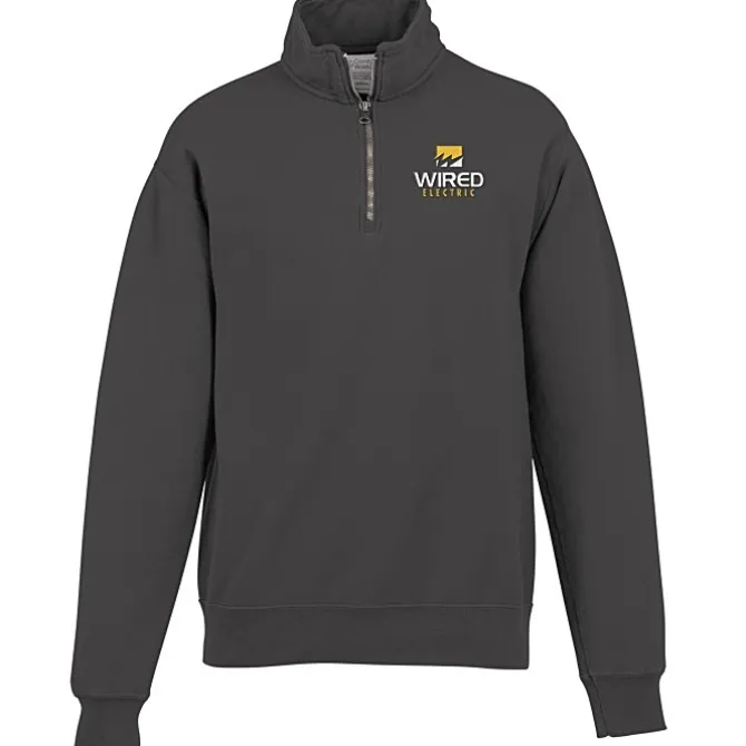 ComfortWash Fleece 1/4-Zip Pullover - Embroidered
