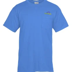 ComfortWash Garment-Dyed Pocket Tee - Embroidered
