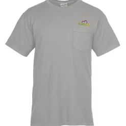 ComfortWash Garment-Dyed Pocket Tee - Embroidered