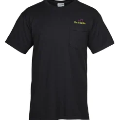ComfortWash Garment-Dyed Pocket Tee - Embroidered