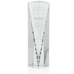 Conquest Crystal Tower Award - 10 inches