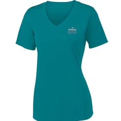 Contender Athletic V-Neck T-Shirt - Ladies' - Embroidered