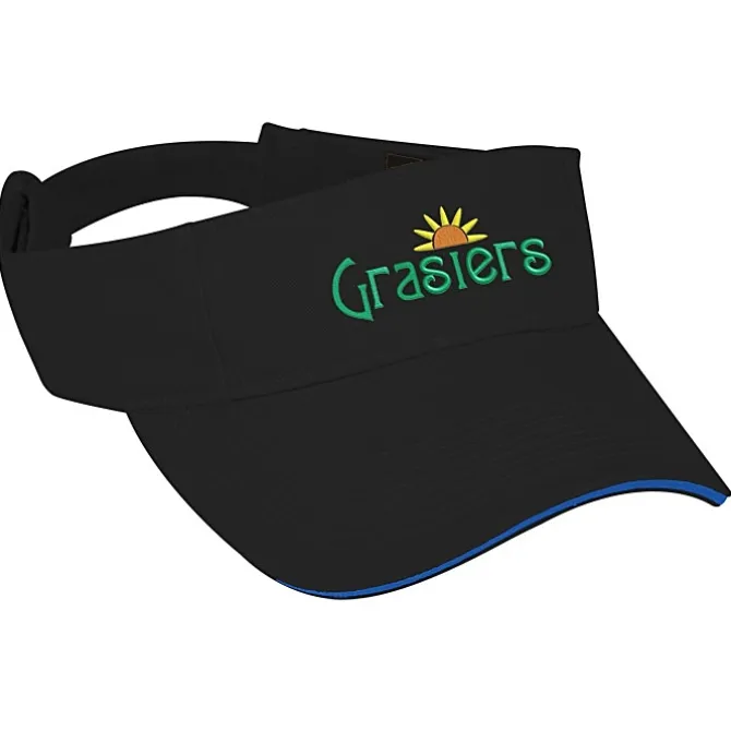 Contrast Peak Twill Visor