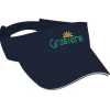 Contrast Peak Twill Visor - 24 hr