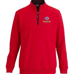 Contrast Zipper Performance 1/4-Zip Pullover