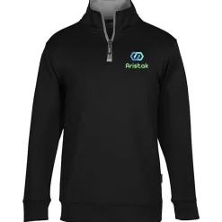 Contrast Zipper Performance 1/4-Zip Pullover