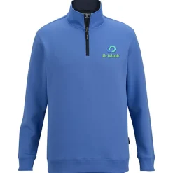 Contrast Zipper Performance 1/4-Zip Pullover - 24 hr