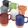 Cork Bottom Ceramic Mug - 12 oz