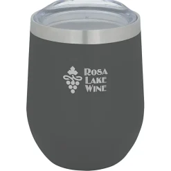 Corzo Vacuum Insulated Wine Cup - 12 oz - Laser Engraved