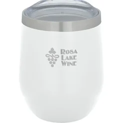 Corzo Vacuum Insulated Wine Cup - 12 oz - Laser Engraved