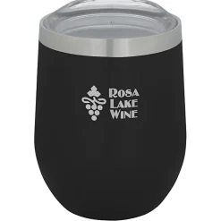 Corzo Vacuum Insulated Wine Cup - 12 oz. - Laser Engraved - 24 hr