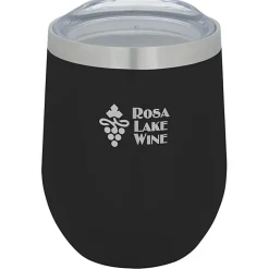 Corzo Vacuum Insulated Wine Cup - 12 oz. - Laser Engraved - 24 hr