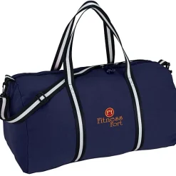 Cotton 22-inch Weekender Duffel - Embroidered