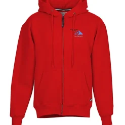 Cotton Rich Zip Front Hoodie - Embroidered