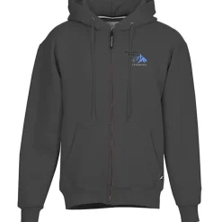Cotton Rich Zip Front Hoodie - Embroidered