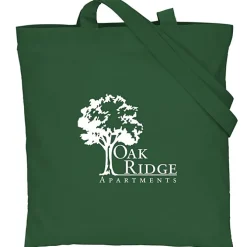 Cotton Sheeting Colored Economy Tote - 15 1/2 inches x 15 inches - 24 hr
