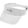 Cotton Twill Lightweight Visor - Embroidered