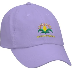 Cotton Washed Cap - Solid - Embroidered