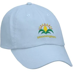 Cotton Washed Cap - Solid - Embroidered