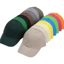 Cotton Washed Cap - Solid - Full Color