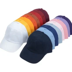 Cotton Washed Cap - Solid - Full Color
