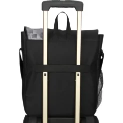 Crossing Vertical Laptop Messenger - Embroidered