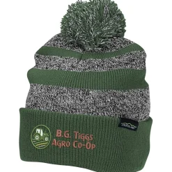 Crossland Heather Pom Beanie