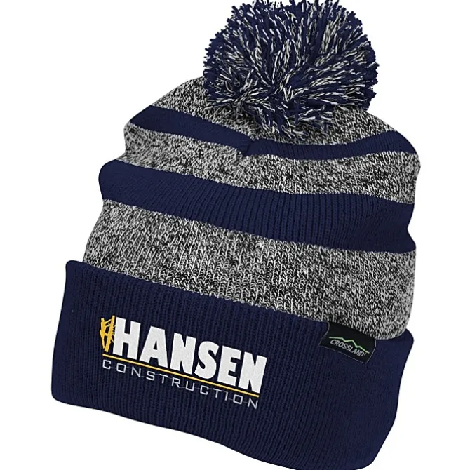 Crossland Heather Pom Beanie - 24 hr