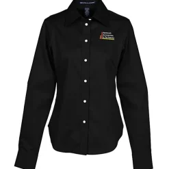 Crown Collection Solid Stretch Twill Shirt - Ladies'
