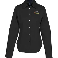 Crown Collection Solid Stretch Twill Shirt - Ladies'