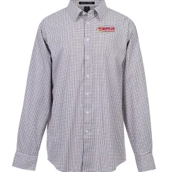 CrownLux Performance Micro Windowpane Shirt - Men's
