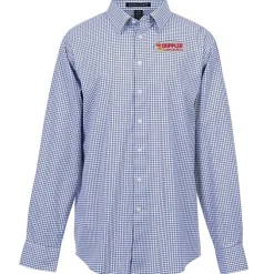 CrownLux Performance Micro Windowpane Shirt - Men's